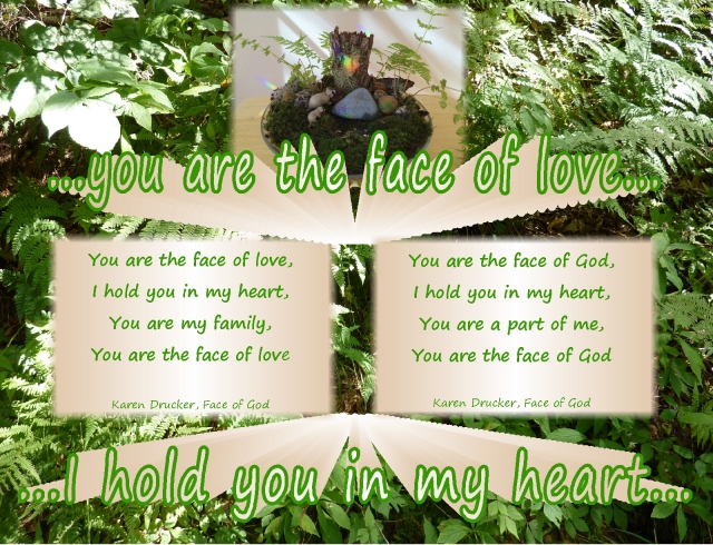 face of love,  the face of God, the face of love song